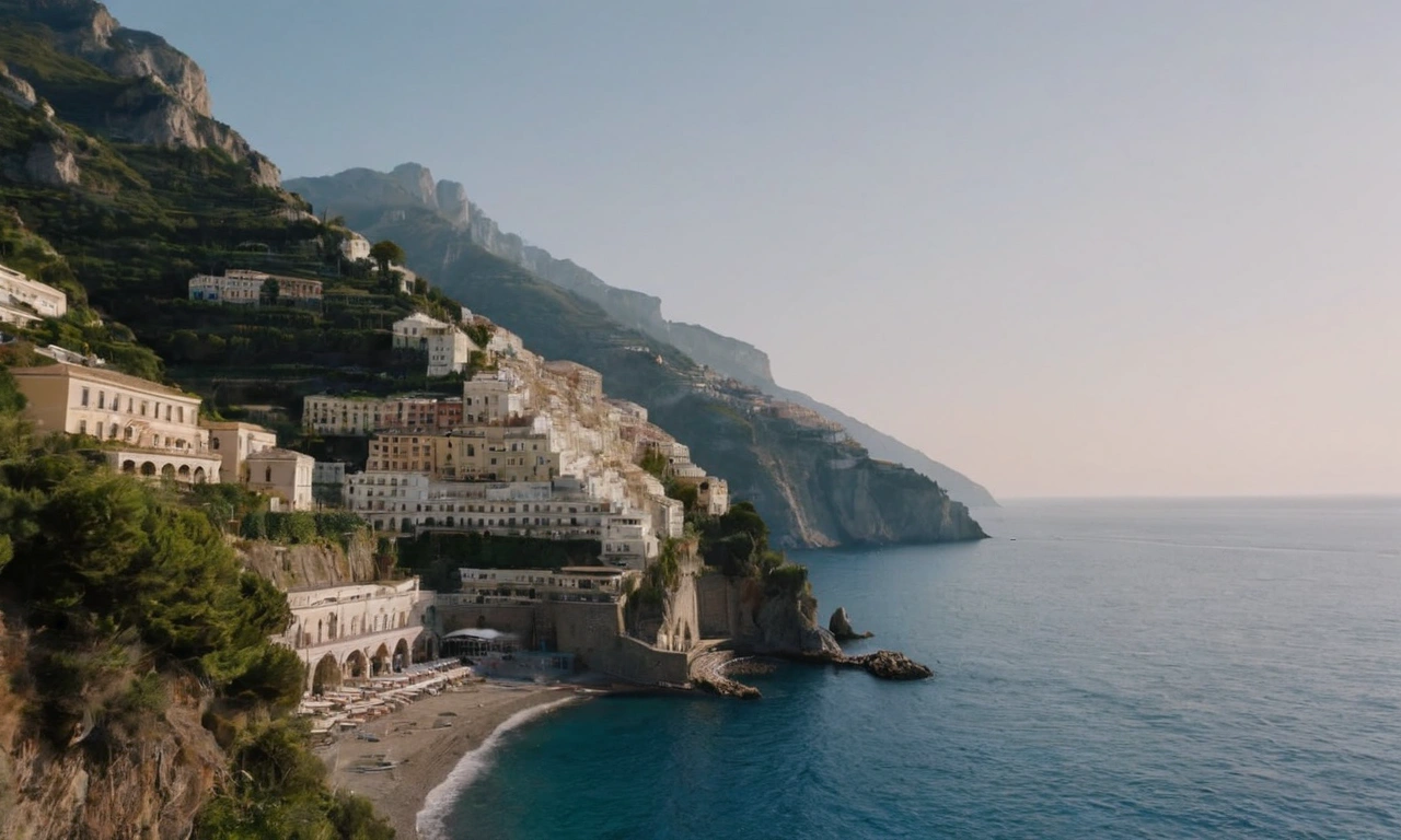 very nice view of Amalfi Coast